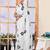 White art silk screen printed bandhani ceremony and party ready to wear saree with blouse