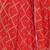 Red georgette lace screen printed bandhani casual, work and ceremony ready to wear saree with blouse