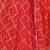 Red georgette lace screen printed bandhani casual, work and ceremony ready to wear saree with blouse