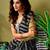 Black chanderi cotton screen printed casual and work ready to wear saree with blouse