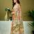 Yellow and green chanderi cotton screen printed madhubani casual and work ready to wear saree with blouse