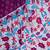 Purple pure cotton screen printed casual, work and festival ready to wear saree with blouse