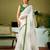 Green chanderi cotton screen printed casual and work ready to wear saree with blouse