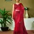 ready to wear red chanderi cotton screen printed casual and work saree with blouse