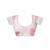 Pink chanderi cotton screen printed casual and work ready to wear saree with blouse