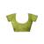 Green chanderi cotton screen printed casual and work ready to wear saree with blouse