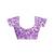 Purple pure cotton screen printed pocket casual, work and festival ready to wear saree with blouse