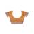 Orange linen zari screen printed casual and work ready to wear saree with blouse