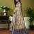 Green and cream linen zari screen printed casual and work ready to wear saree with blouse