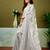 Black and off-white linen zari screen printed casual and work ready to wear saree with blouse