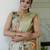 Green silk zari screen printed woven floral print striped woven party and festive ready to wear saree with blouse