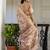 Multicolor screen printed woven floral print striped woven zari work ceremony, party and festive ready to wear saree