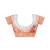 White and orange linen zari screen printed casual and work ready to wear saree with blouse