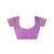 Purple silk zari screen printed woven bandhani ceremony, party and festive ready to wear saree with blouse