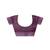 Purple linen zari screen printed zari work ceremony and festival ready to wear saree with blouse