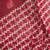Red pure cotton batik screen printed batik print casual, work and festival ready to wear saree with blouse