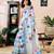 White linen zari screen printed zari work work, ceremony, party and festive ready to wear saree with blouse