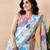 White linen zari screen printed zari work work, ceremony, party and festive ready to wear saree with blouse
