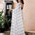 White chanderi cotton screen printed work, ceremony, party and festive ready to wear saree with blouse
