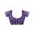Purple linen zari screen printed zari work work, ceremony, party and festive ready to wear saree with blouse