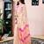 Cream linen zari screen printed zari work pocket work ceremony, party and festive ready to wear saree with blouse