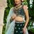 Green Organza Sequinse embroidery Lehenga choli with Dupatta