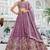 Lavender Golden Tissue Sequinse embroidery Lehenga choli with Dupatta