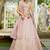 Mauve Tissue Sequinse embroidery Lehenga choli with Dupatta