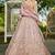 Mauve Tissue Sequinse embroidery Lehenga choli with Dupatta