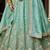 Sea green Tissue Sequinse embroidery Lehenga choli with Dupatta