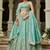 Sea green Tissue Sequinse embroidery Lehenga choli with Dupatta