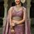 Rose gold Georgette Sequinse embroidery Lehenga choli with Dupatta