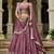 Rose gold Georgette Sequinse embroidery Lehenga choli with Dupatta