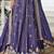 Violet Georgette Sequinse embroidery Lehenga choli with Dupatta