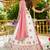 Cream Georgette Sequinse embroidery Lehenga choli with Dupatta