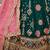 Green Georgette Sequinse embroidery Lehenga choli with Dupatta
