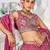 Rose gold Chiffon Sequinse embroidery Lehenga choli with Dupatta