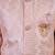 Boys satin zigzag sequined embroidered sherwani set- onion pink