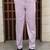 Boys satin sequined floral embroidered sherwani set- lilac