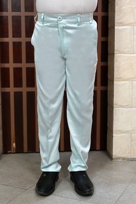 Boys satin sequined floral embroidered sherwani set- sky blue 5