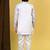 Boys satin geometric sequined embroidered sherwani set- lavender