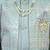 Boys satin chevron sequined embroidered sherwani set- grey