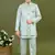 Boys satin chevron sequined embroidered sherwani set- light blue