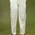 Boys satin chevron sequined embroidered sherwani set- off white