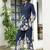 Royal Blue Floral Printed Co-Ord Set