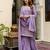 Art Silk Embroidery Kurta Sharara Set with Dupatta