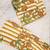 Yellow Striped Floral Sleeveless Cotton Kurta Set