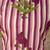 Magenta Striped Floral Sleeveless Cotton Kurta Set