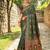 Green heavy paithani saree in pure silk with intricate hand woven details – with unstitched blouse