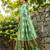 Mint green paithani silk blend saree with intricate hand woven and unstitched blouse